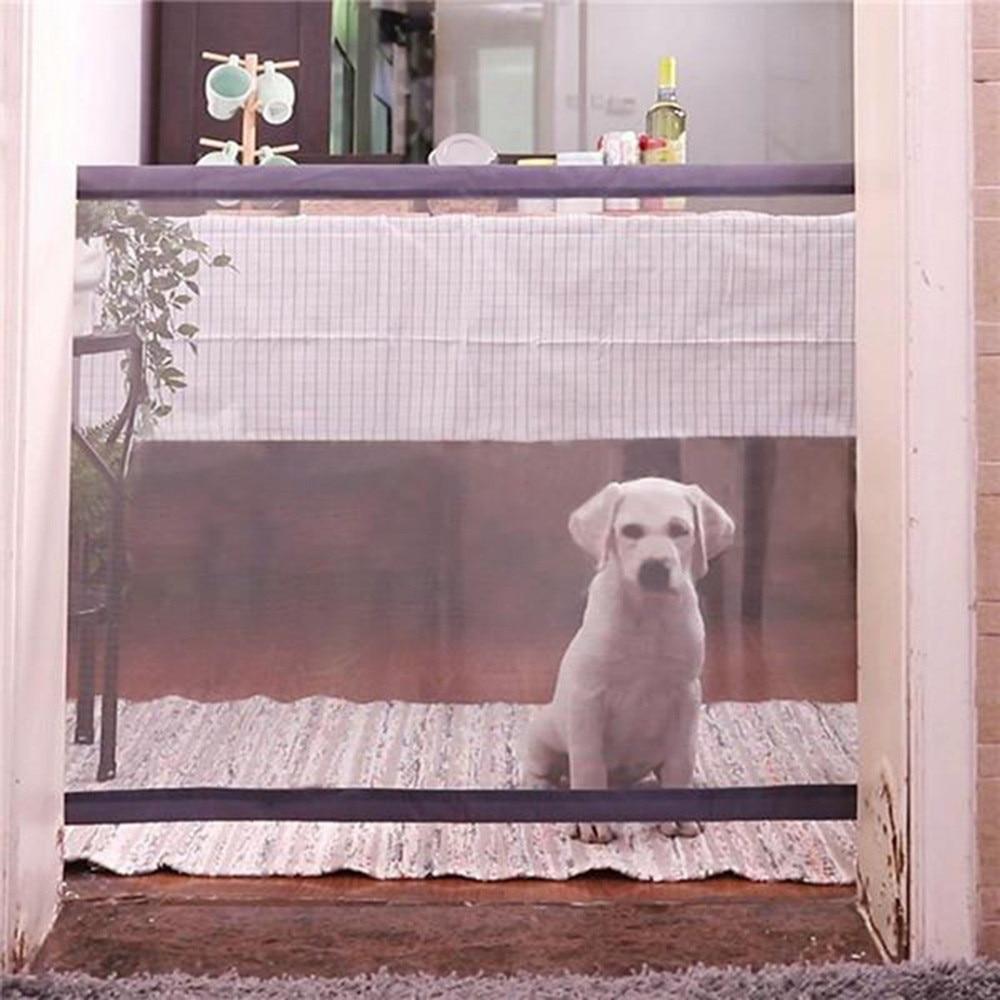 Portable Magic mesh Dog pet Gate Baby Gate