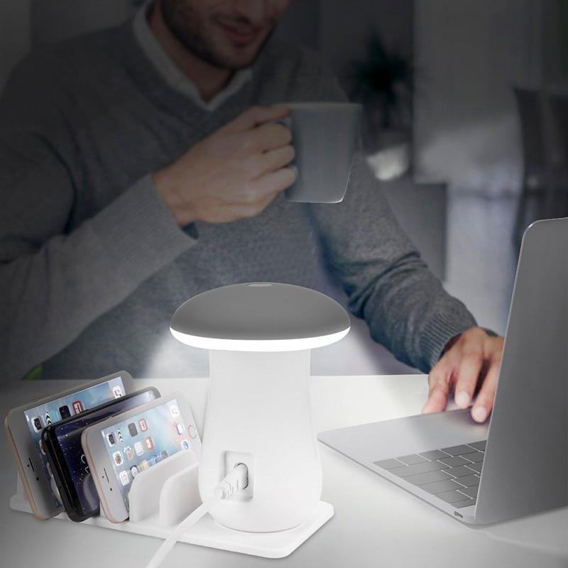 Multi-Port Fast Charging Dock & Lamp