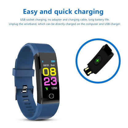 Health Bracelet Heart Rate Blood Pressure Smart Band Fitness Tracker Smartband Wristband honor mi Band 3 fit bit Smart Watch