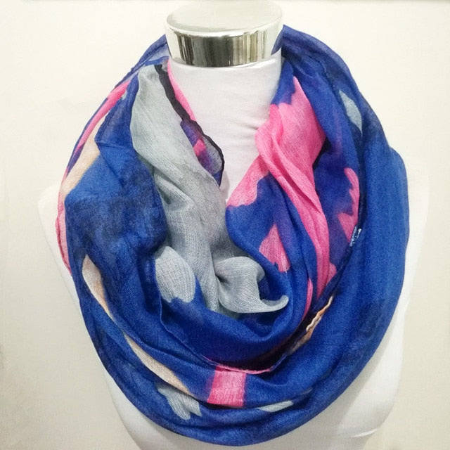 Colorblock Lightweight woman Scarf