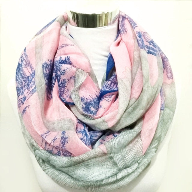 Colorblock Lightweight woman Scarf