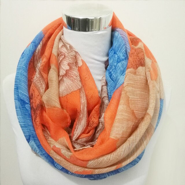 Colorblock Lightweight woman Scarf