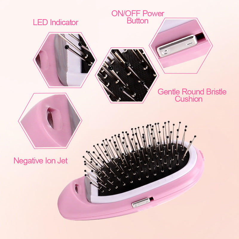 Portable Ionic Electric Hairbrush