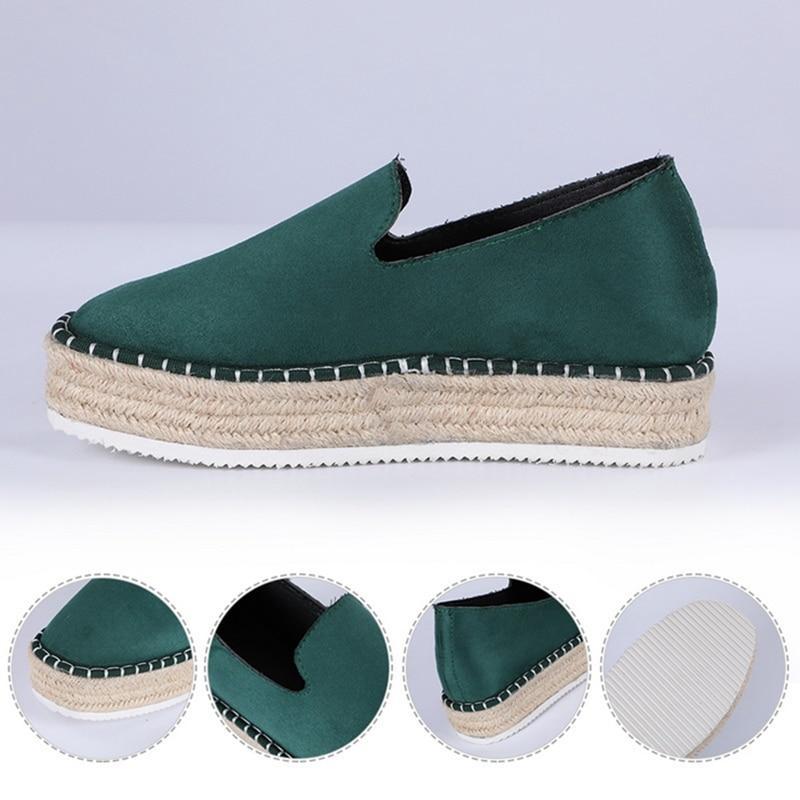 New Faux Suede Espadrilles Shoes  Casual Loafers