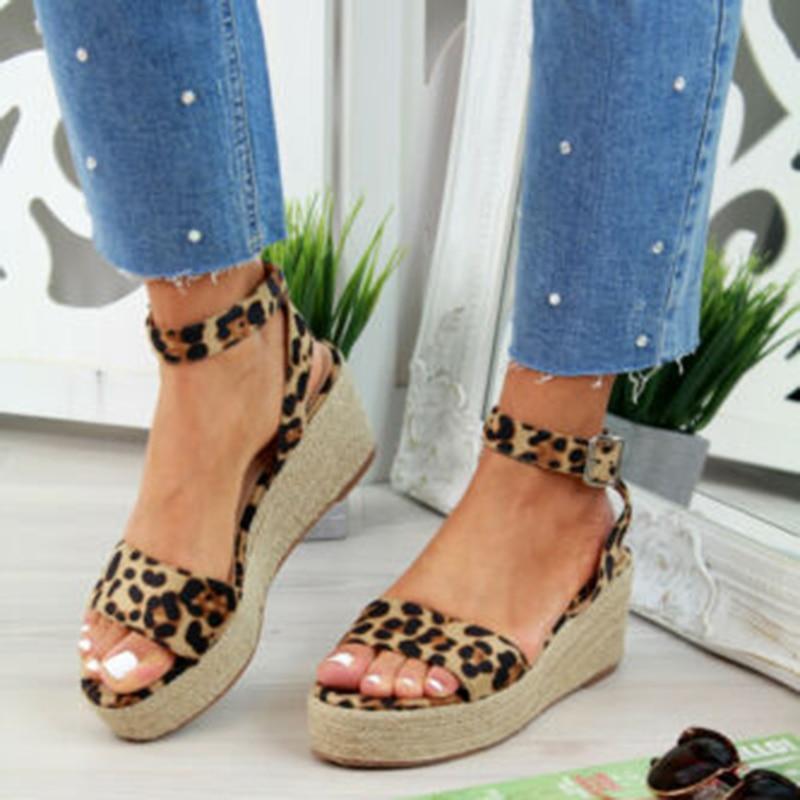 Platform Sandals Fashion Women Flat Sandal Wedges Shoes Casual Woman Peep Toe Ladies Platform Sandals