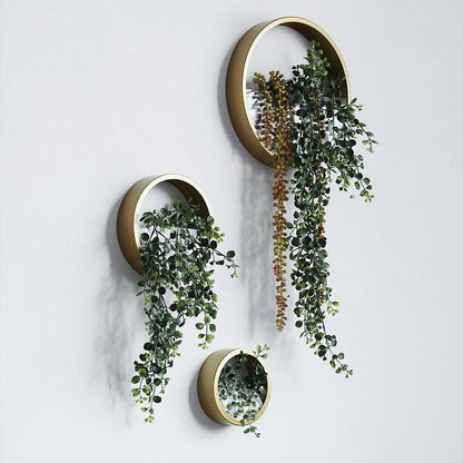 Round Hanging Wall Planter