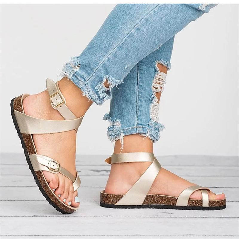 Casual Shoes Women Sandals Flat Beach Shoes  Flop Ladies Sandals