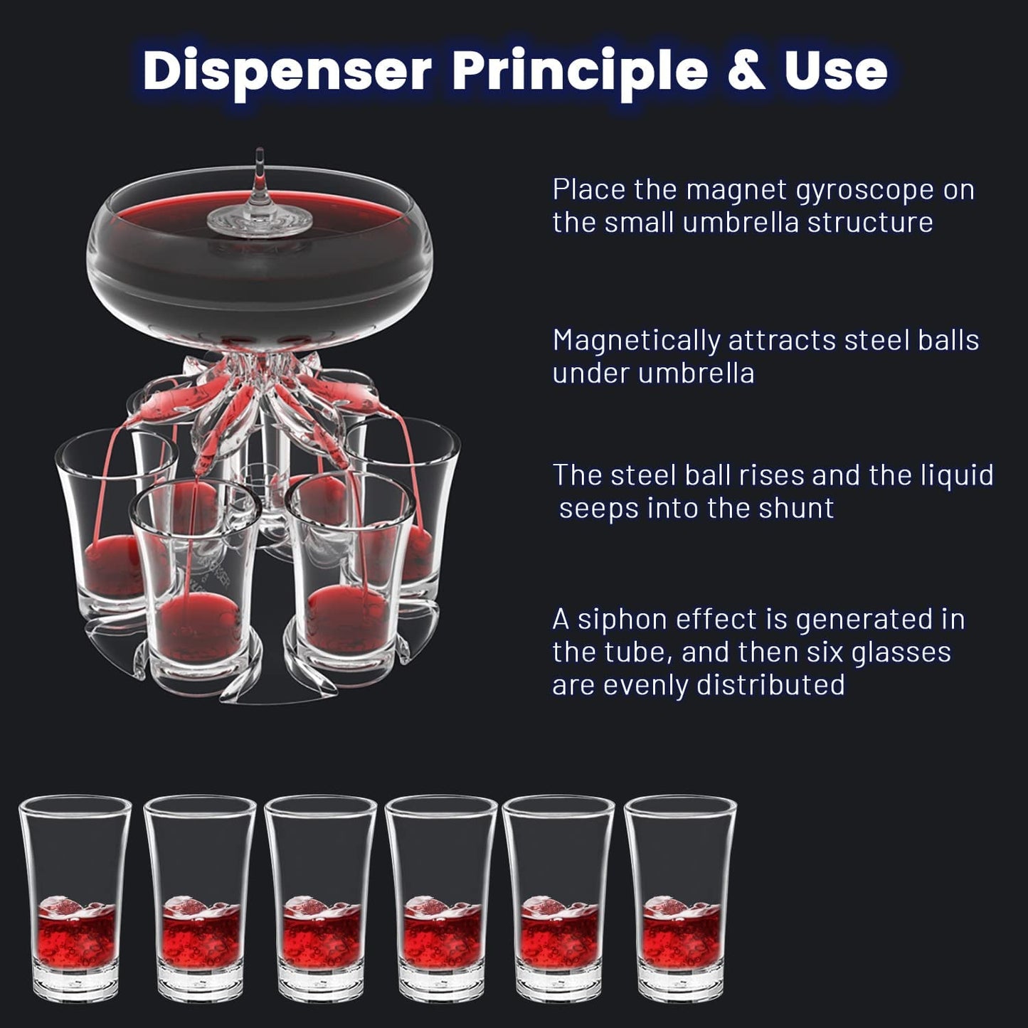 6 Shot Dispenser