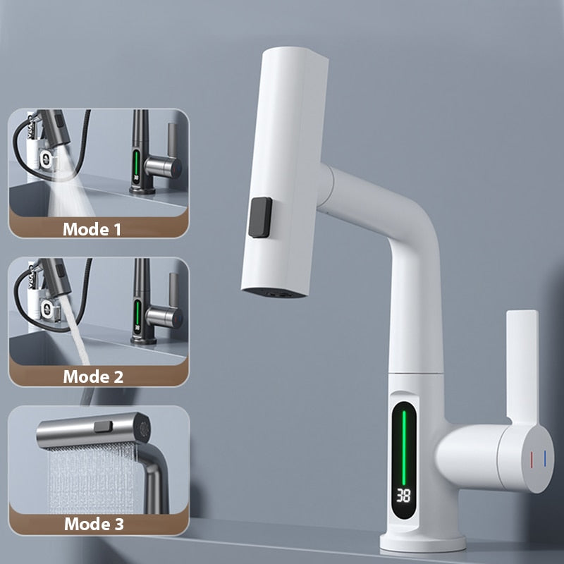 Digital Temperature Display Faucet