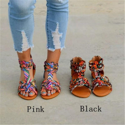 Bohemian Women Flat Shoes Torridity Gladiator  Sandal