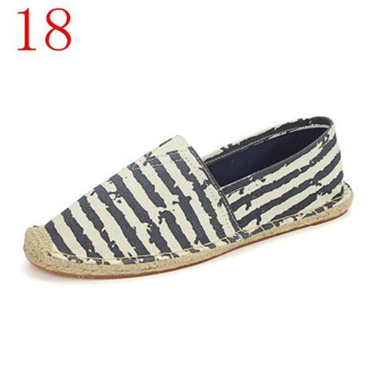New Arrival Black Retro Vintage Ladies Womens Casual Espadrilles Shoes