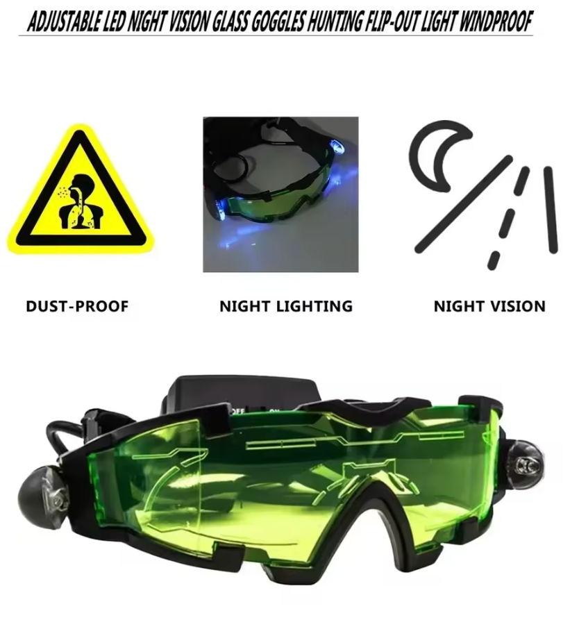 Adjustable Night Vision Goggles For Outdoor Fun Kids & Adults
