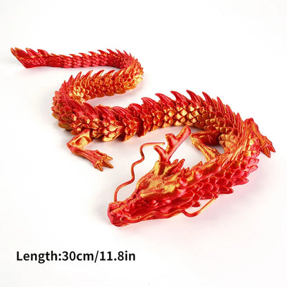 3D Printed Gem Dragon Egg Rotatable Articulated Dragons Toys Desktop Craft Ornament Gifts for Kids Office Home Table Decor
