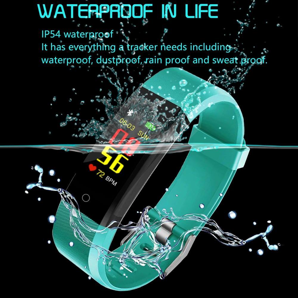 Smart Wristband fitness tracker Watch Health Heart rate band Blood Pressure Waterproof Smart Bracelet for Men Women Smartband