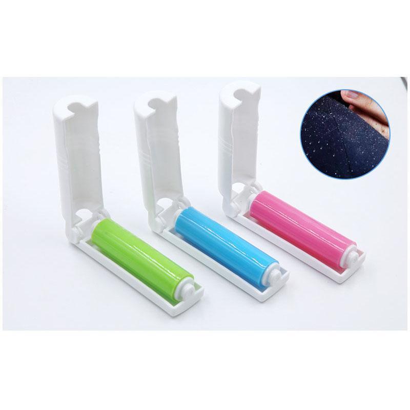 Sticky Portable Washable Dust Lint Roller With Cover for Wool Sheets Hair Clothes Fluff Dust Catcher Dust Drum Lint Roller