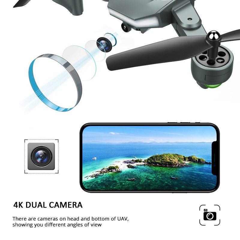 Ultra-Clear 4k Dual Camera Selfie Drone With Gesture Shooting