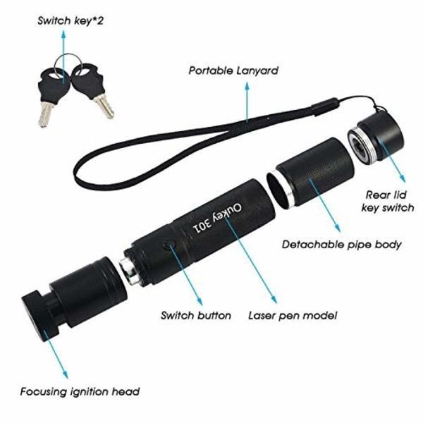 High-Power Tactical Green Laser Pointer Set