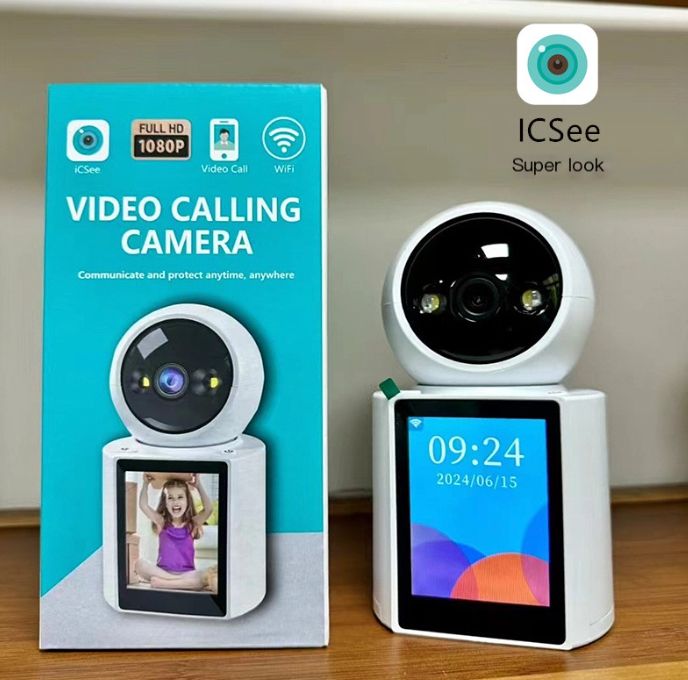 Bedside Clock Video Camera with Night Vision and Motion Detection WIFI Control