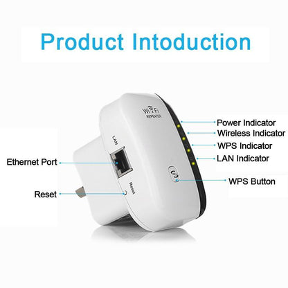 WiFi Repeater Amplifier WiFi Extender 300Mbps Wireless Wi Fi Range Extender Wi Fi Signal Amplifier Booster 802.11N Access point