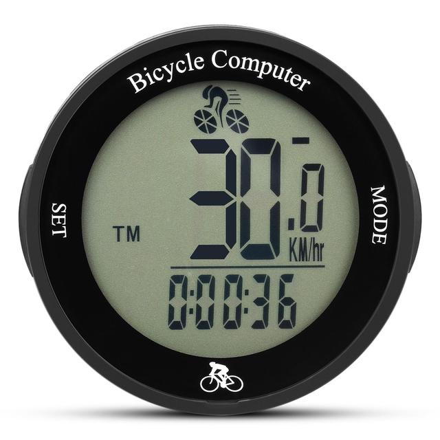 Waterproof Wireless Bicycle Cycling LCD Screen Speedometer