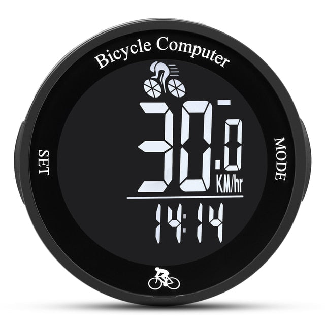 Waterproof Wireless Bicycle Cycling LCD Screen Speedometer