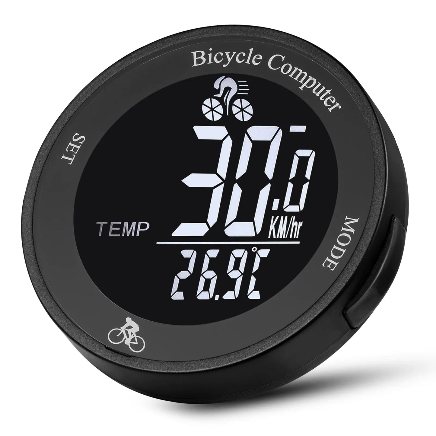 Waterproof Wireless Bicycle Cycling LCD Screen Speedometer