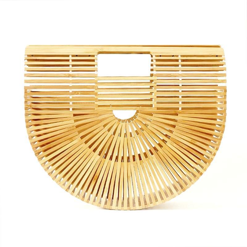 Womens Handbag Made From Natural Bamboo