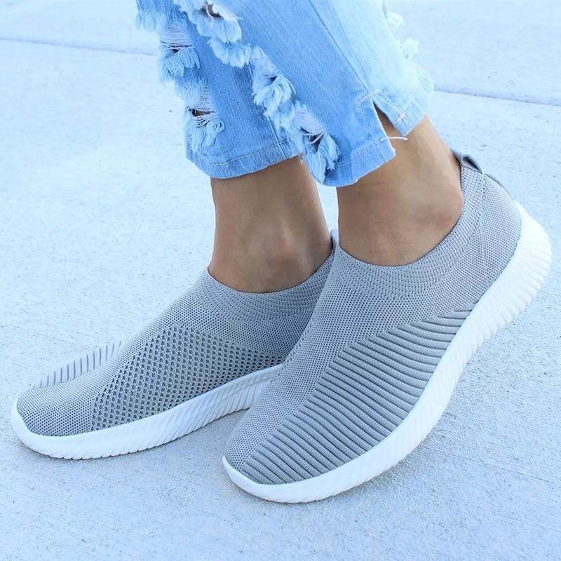 Women Shoes Knitting Sock Sneakers