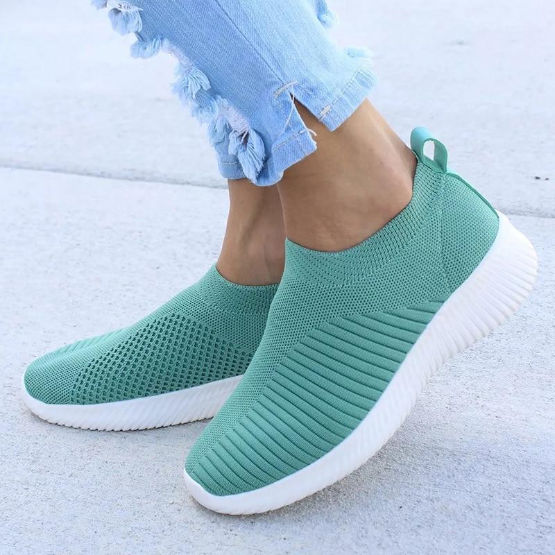 Women Shoes Knitting Sock Sneakers