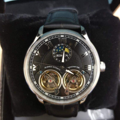 Double Tourbillon Switzerland Men's Automatic Watch