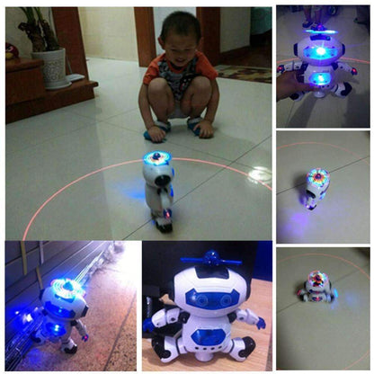 Dance Robot Electronic Walking Toys With Music