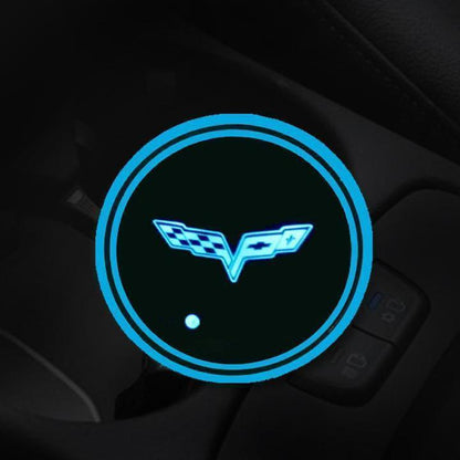 LED Logo Car Coasters