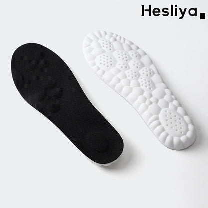 4D Sports Shoes Insoles Super Soft Running Insole for Feet Shock Absorption Baskets Shoe Sole Arch Support Orthopedic Inserts