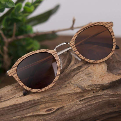 BOBO BIRD Natural Wooden Sunglasses