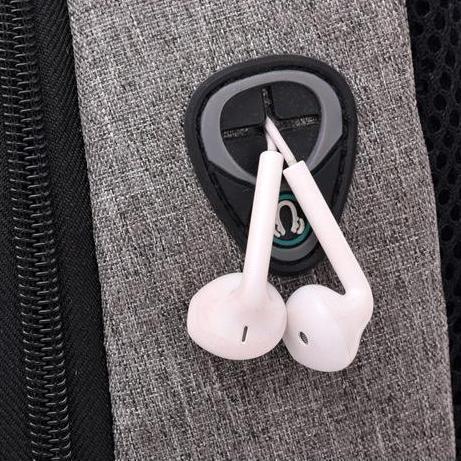3-pin Lock Anti Theft USB Backpack