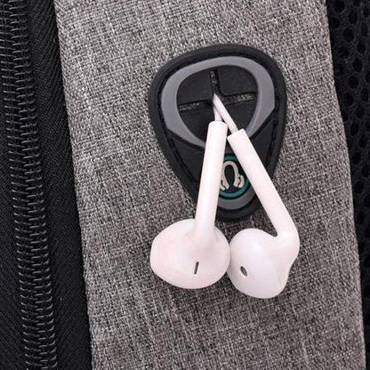 3-pin Lock Anti Theft USB Backpack