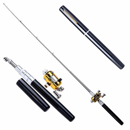 Portable Pocket Pen Fishing Rod