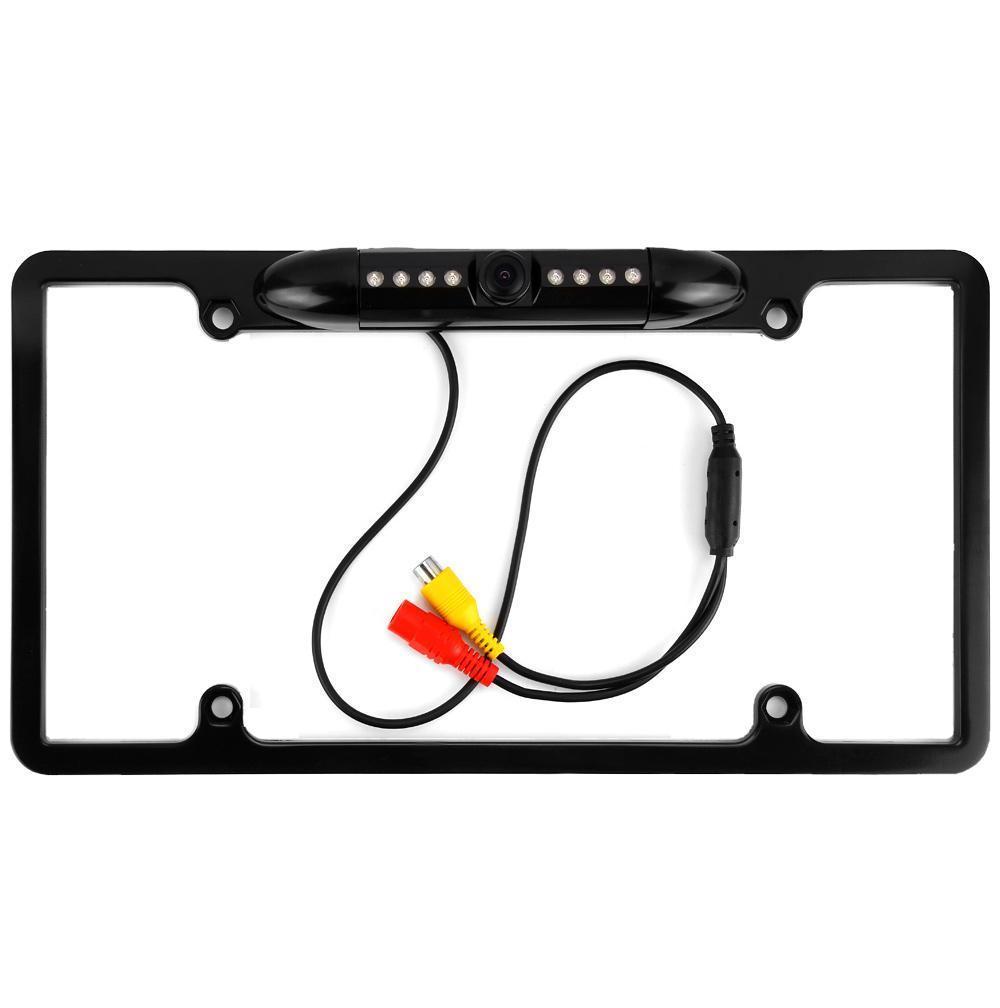 170° Camera License Plate Frame