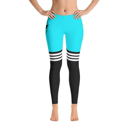 All Day Comfort Full Length Leggings Pacific Supply Stripe