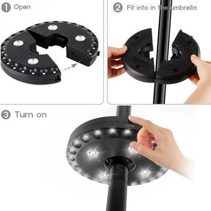 Detachable Patio Umbrella Light