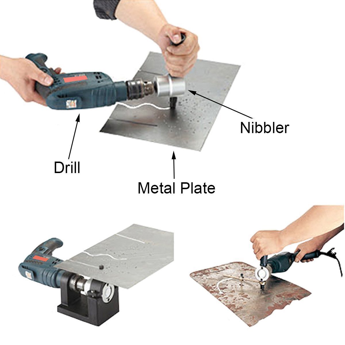 Double Head Nibble Metal Cutter