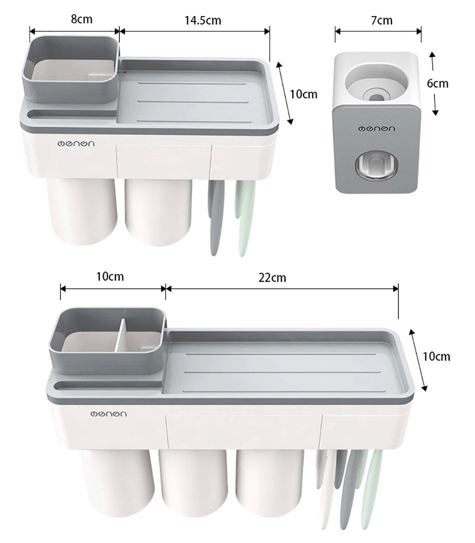 Drill-free Toiletry Storage Set