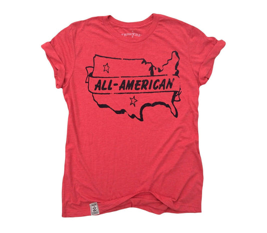 All American: Tri-Blend Short Sleeve T-Shirt