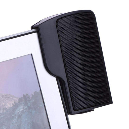 Clip-On Laptop Speakers - Enjoy Amazing Sound Quality At The Comfort Of Your Own Home!