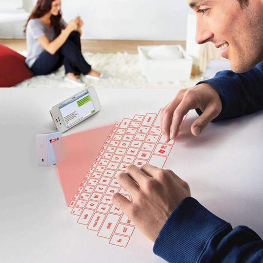 Virtual Laser Keyboard - Compatible with Flat Surface