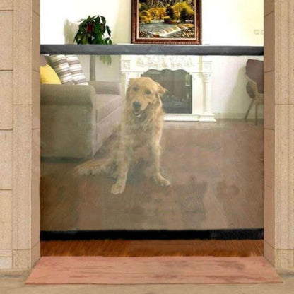 Indoor Dog Fence The Magic Mesh Retractable Indoor Dog Gate