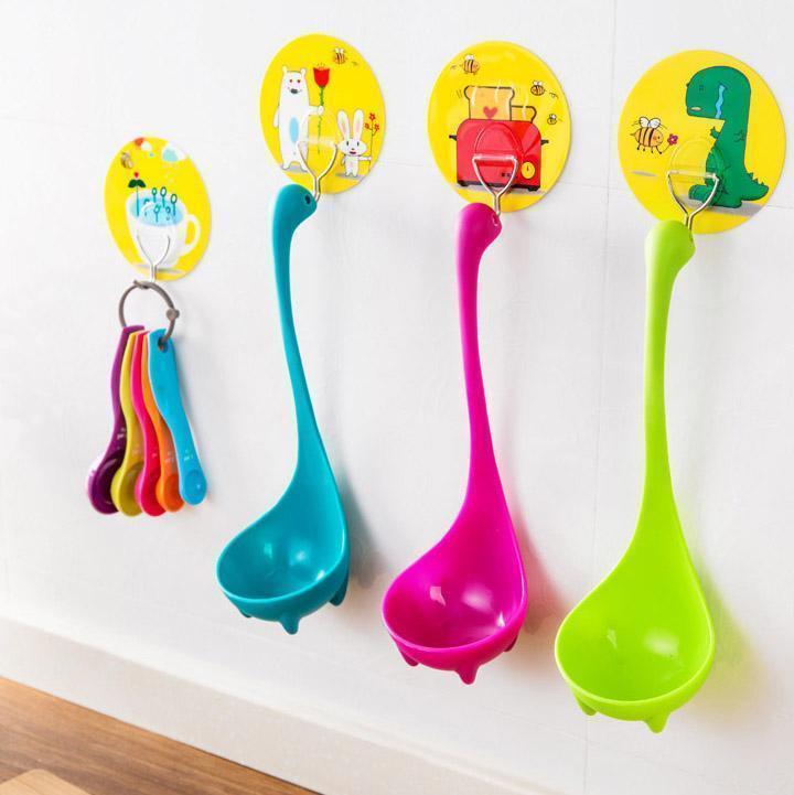 3Pcs Loch Ness Monster Ladle Baby Dinosaur Spoon pack