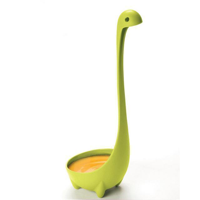 3Pcs Loch Ness Monster Ladle Baby Dinosaur Spoon pack