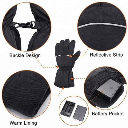 Heated Gloves Battery Powered Winter Outdoor Hand Warmers