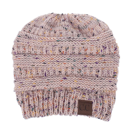 Soft Knit Beanie That's PERFECT for Ponytails & Buns